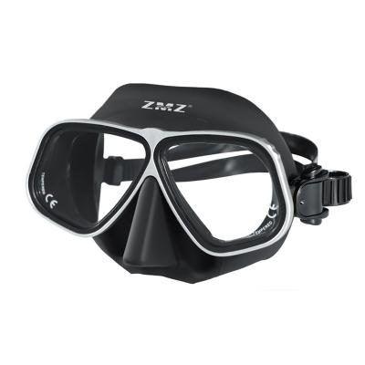 China Unisex adult the new free diving adult high-definition anti-fog diving can be equipped with myopia lens silicone adjustment liquid tigh for sale