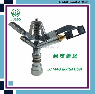 China Irrigation Sprinkler Zinc Alloy Rotary Sprinkler Used In Agriculture Garden Lawn Irrigation With 1 Inch Female Thread for sale