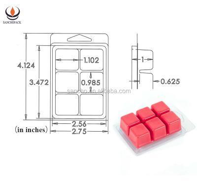 China Recyclable Wholesale Wax Melts Clamshell Packing Factory Direct for sale