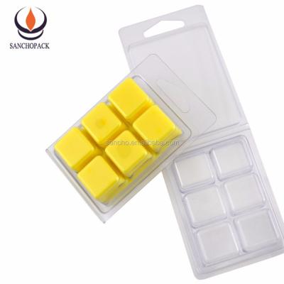 China Safe Wholesale Wax Melts Clamshell Plastic Blister Packaging for sale