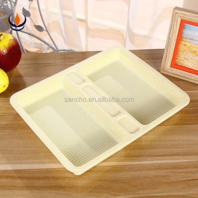 China safe thermoforming polystyrene plastic cookie packaging tray for sale