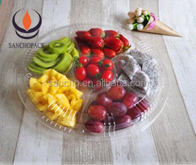 China Air Disposable Plastic Fruit Salad Food Container Packaging for sale