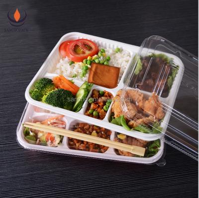 China Wholesale Disposable Bento Boxes PP Take Out Container Food Box SC-A1-26 for sale