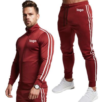 China Breathable Wholesale Custom Blank Sportswear Collection Jogging Workout Fitness Gym Clothes Mens Sweatsuit Mens for sale