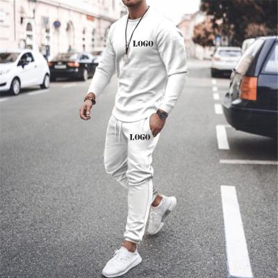 China OEMService Breathable Plus Size Apparel Long Sleeve Crewneck Mens Joggers Fits Tracksuit Set Sweatsuit for sale