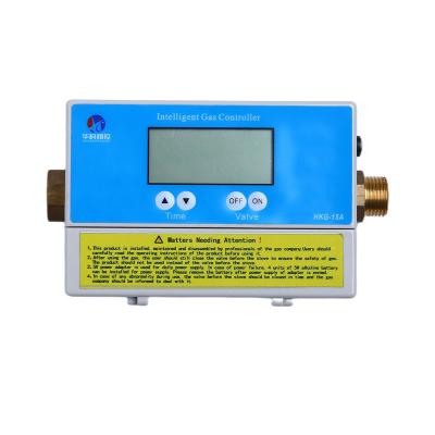 China Plastic and Brass Home Gas Meter Controller Cooking Safety Device Manufacturer OEM Gas Meter Controller for sale