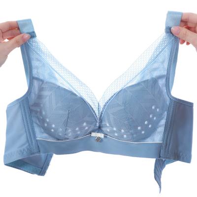 China Women's Breathable Underwear Without Rims Gather Ultra-thin Air And Breast Narrow Slim Bra Push Up Large Size Bras for sale