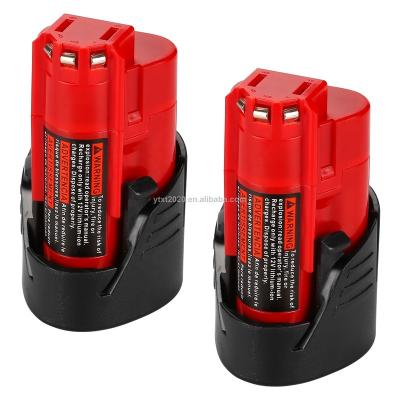 China Power Tools G32 12v 2.0Ah Rechargeable Battery Pack For Milwaukee Li-ion Batteries Replacement Milwaukee 12v 2000mah for sale