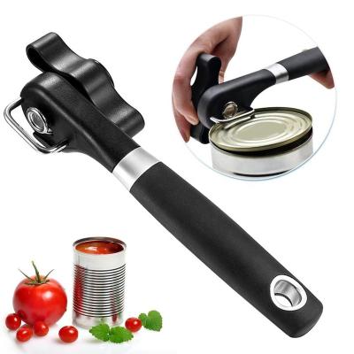 China Durable Stainless Steel Sharp Blade Manual Can Opener With Comfortable Handle for sale