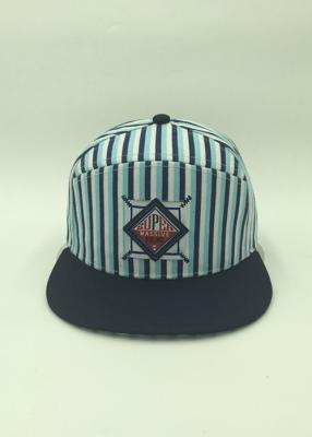 China Letter Striped Sports Snapback Caps Multi Colored Decorative 6 Piece Type for sale