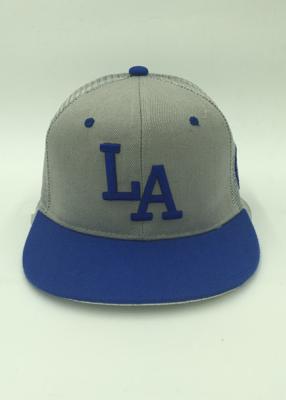 China Boys Snapback Mesh LA Baseball Hat Embroidery Adjustable For Sports for sale