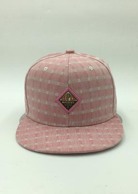 Cina Ricamo di applique originale dei cappucci di Snapback della pianura del plaid delle donne/cappelli di Snapback in vendita