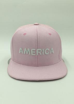 Cina Lo Snapback normale pianamente rosa della gioventù ricopre il Terital 100% per baseball all'aperto in vendita