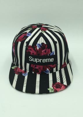 China Rose Striped Unique Baseball Hats Stylish Baseball Caps 100% Cotton for sale