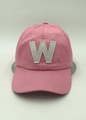 Cina Ricamo di applique personalizzabile pre curvo dei berretti da baseball di rosa delle ragazze in vendita