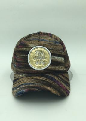 Cina Il berretto da baseball barrato Brown di Snapback tricotta ricamato per le donne in vendita