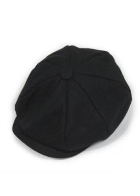 China Outdoor Unique Black Gray Borsalino Newsboy Cap Cotton For Travel for sale