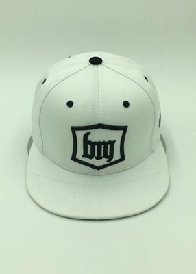 China Snapback Baseball Hat White Letter Embroidery Sports Collapsible peak Skull for sale