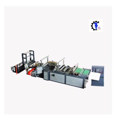 China Plastic Loop Handle Handle Soft Plastic Bag Making Machine / Patch Handle Plastic Bag Making Machine for sale