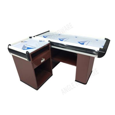 China Corrosion Protection Factory Custom Supermarket Cashier Counter Commercial Equipment for sale