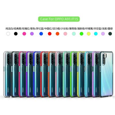 China Hot Sale TPU Europ Market Clear Soft Silicone Cell Phone Case For OPPO A91 F15 Reno Oversea Realme 7 pro for sale