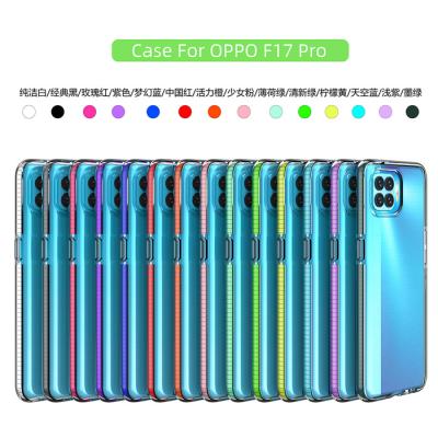 China Transparent TPU Soft Scratch Proof TPU Protect Cell Phone Case For OPPO F17 pro A93 Reno 4F Reno4 Lite for sale