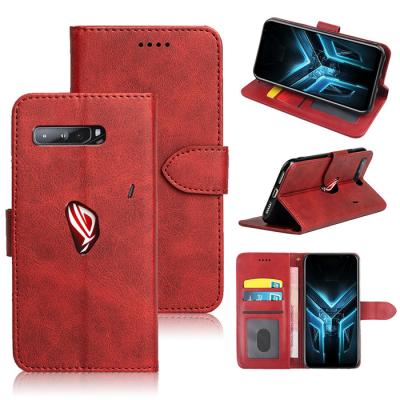 China Anti-fall Cell Phone Case for Asus ROG Phone 5, Folio PU Leather Wallet Cover for ASUS Zenfone Max Plus m2 (ZB634KL) ZS660KL for sale