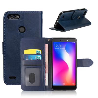 China TPU 3 Card Slots Wallet Pocket For ITEL S13 Mobile Phone Flip Leather Case for sale