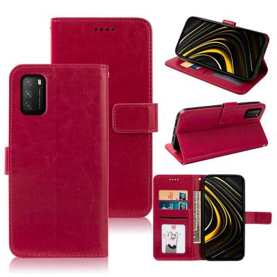 China Anti-drop Flip Leather Cases For Redmi 10 pro K40 K30 pro K30s K30i Note 10 Card Slots Kickstand Max Magnetic Phone Cover for sale