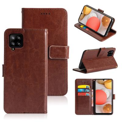 China New Soft TPU+PU Mokaisi TPU Leather Protective Book Case For Samsung Galaxy A42 5G for sale