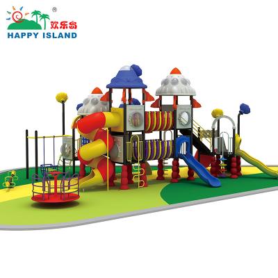 China PVC Park New Design Type Tunnel Kids Castle Theme Plastic Tube Kid's Slide Outdoor Housing Development Playground Equipment For Sale for sale