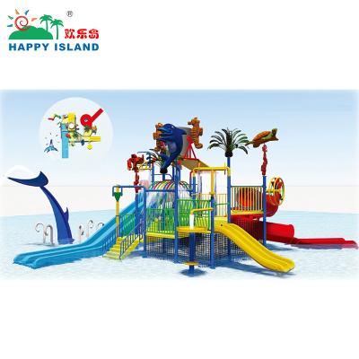 China Hot Sale PVC Fun Games Kids Water Park Water Playground Slides Equipment for sale