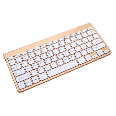 China Capacitive Wireless Keyboard and Mouse For Laptops Slim Compact Mini Tablet 2.4Ghz 78 External Usb Keys Rechargeable PC Gaming Pink for sale