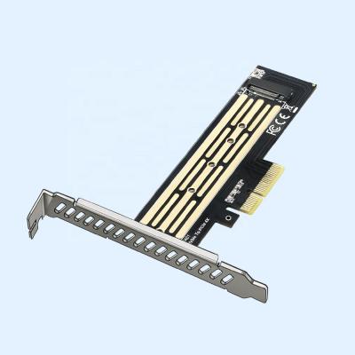 China M.2 NVMe Aluminum SSD NGFF to PCIE X4 3.0 x4 2230-2280 Adapter Card M Key Interface Card Support PCI Express for Desktop PC for sale