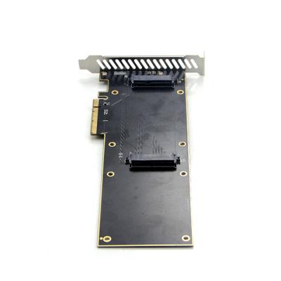 China ZOMY Computer PCI Express X8 to U.2 PCIE 8X Riser Card to U.2, U.2 to PCIE 8X Adapter Card for Digital Currency Mining for sale