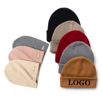 China Character Amazon 2021 Wholesale Custom Organic Wool Merino Knitted Beanie Hat With Leather Patch for sale