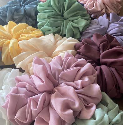 China For oversized ponytail/hair bun newcomer hair scrunchies muslim scrunchy hijab for sale