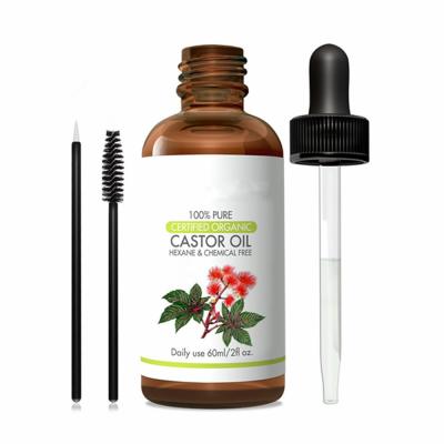 China Organic Moisturizer Private Label Eyelash And Eyebrow Growth Castor Oil Serum for sale