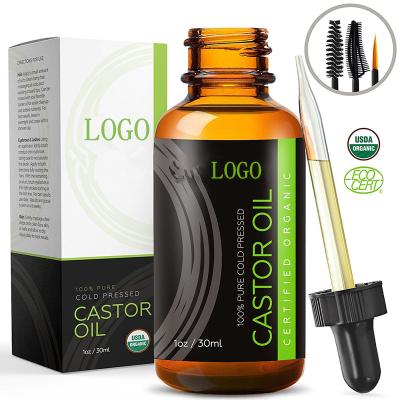 China Moisturizer Private Label Eyelash Growth Organic Castor Oil Serum for sale