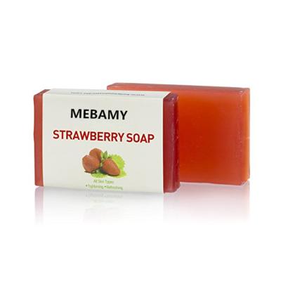 China ANTISEPTIC Private Label 100% Natural Organic Strawberry Fruit Soap Bar for sale