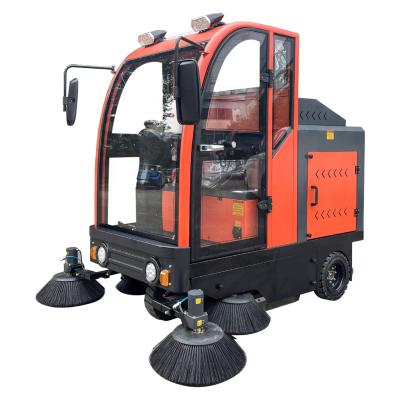 China Hotels electric pile automatic road cleaning machine ride on road sweeper for sale for sale