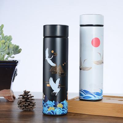 China Viable mug creative personality thermos large capacity business smart straight cup for sale