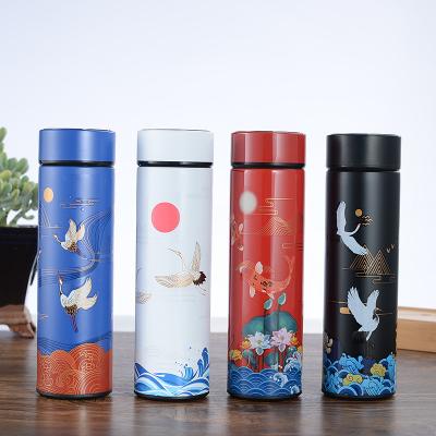 China New Viable Leisure Creative Outdoor Portable Business Intelligent Upright Mug Thermos Mug for sale