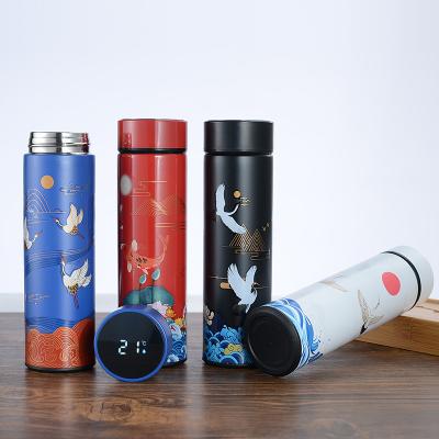 China New Viable Leisure Creative Outdoor Business Intelligent Straight Mug Thermos Mug for sale