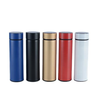 China Sustainable Smart Vacuum 500ml Water Bottle Insulated Coffee Cup LED Temperature Display Stainless Steel Smart Black Red Blue for sale