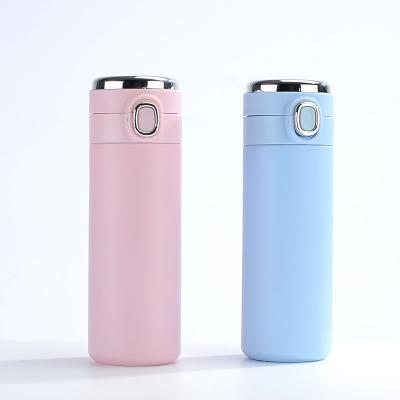 China Durable Smart Elastic Thermos Stainless Steel Cover Male And Student Outdoor Pea Cup Travel Mug Car Cup for sale