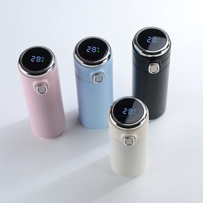 China Fashion Simple Design Multi-Color Sustainable Student Stainless Steel Smart Hot Water Mug for sale