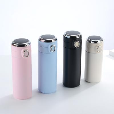 China Sustainable Wholesale Cheap Smart Easy To Carry Reusable Temperature Display Pea Cup for sale