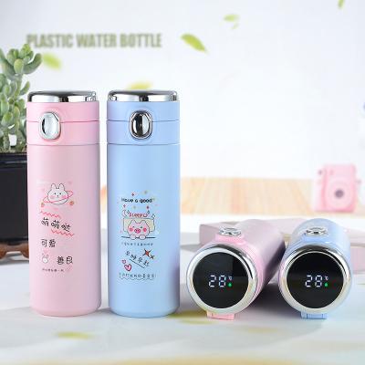 China Viable Vacuum Flasks Led Temperature Display Stainless Steel Upright Cup Thermos Mugs for sale