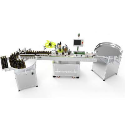 China Beverage SKILT China Labeling Machine For Adhesive Sticker Round Bottle Labeling Machine for sale